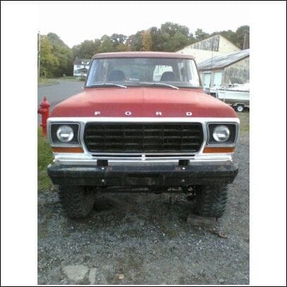 1978 Bronco front complete