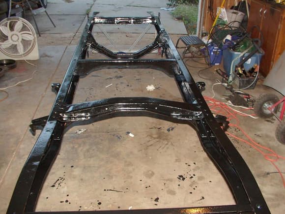 After paint with Chassis Saver