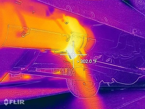 Gratuitous exhaust shot