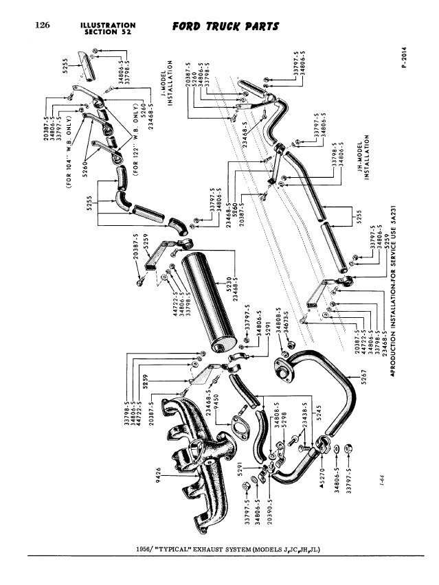 Stock style single exhaust 56 F100. Any pics? - Ford Truck Enthusiasts