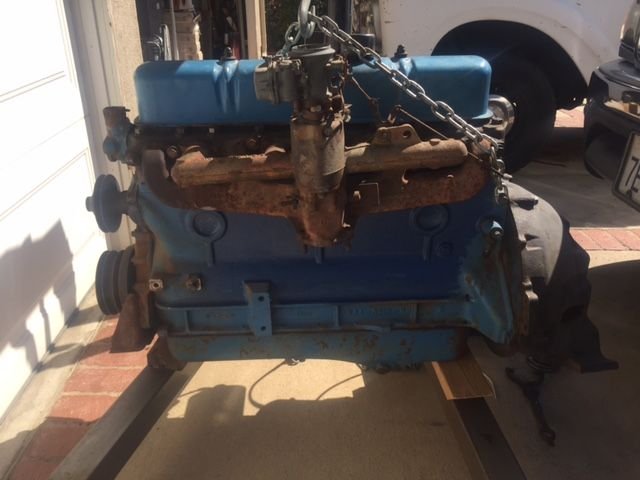 Engine - Complete - Ford inline six cylinder 215 CID Engine - Used - 1952 to 1953 Ford F-100 - Thousand Oaks, CA 91320, United States
