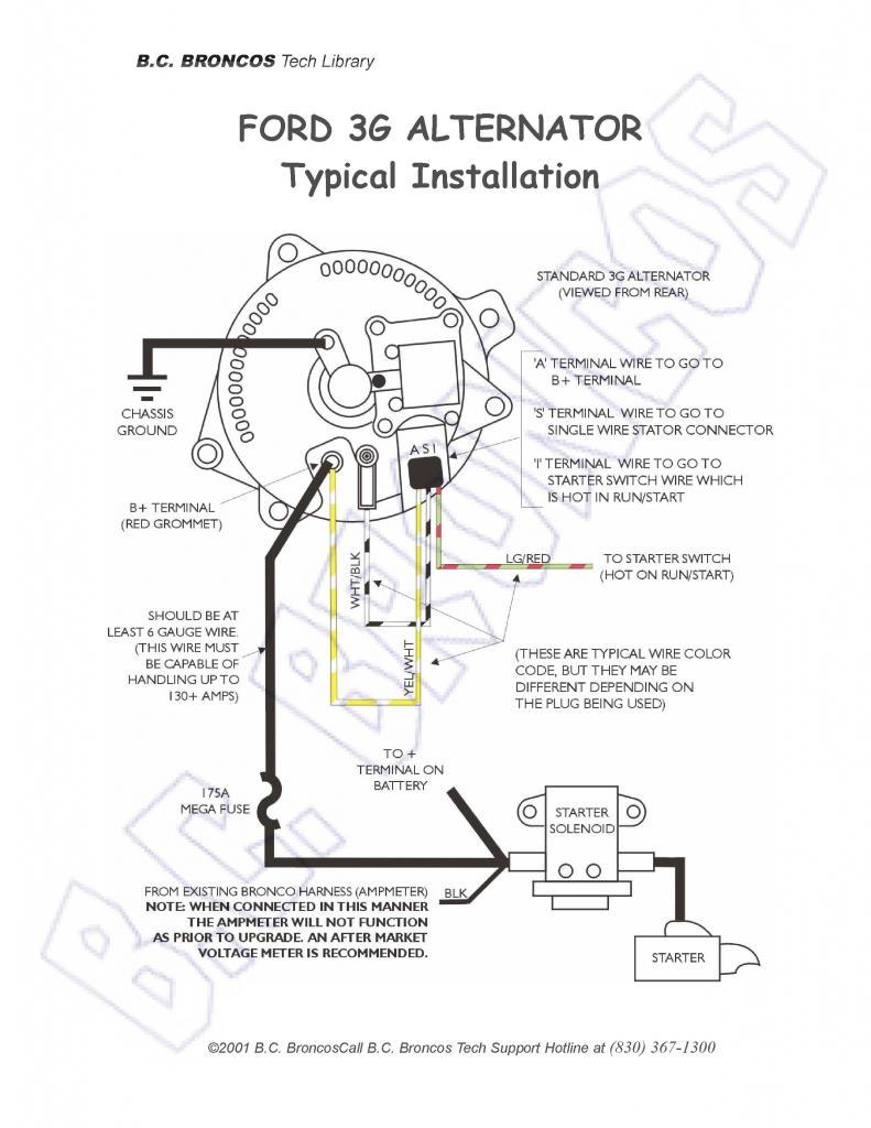 Ford 6g Alternator Wiring Diagram