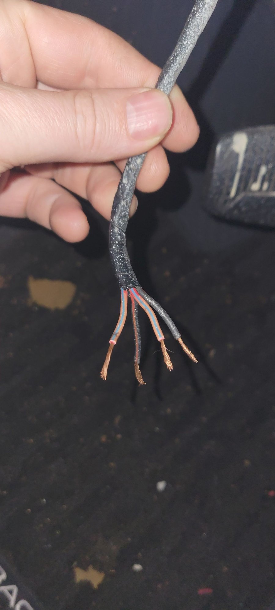4 wires coming from tube fuse box