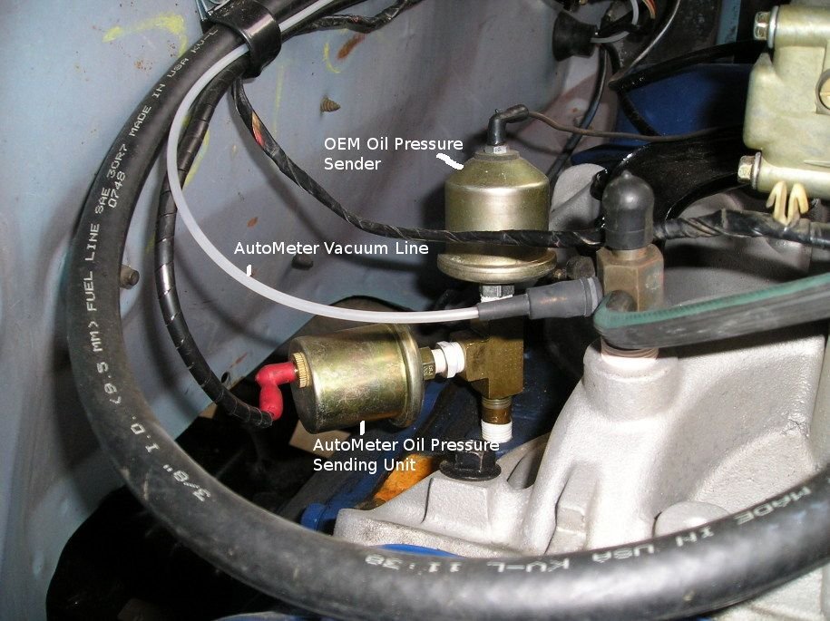 oil pressure gauge sending unit