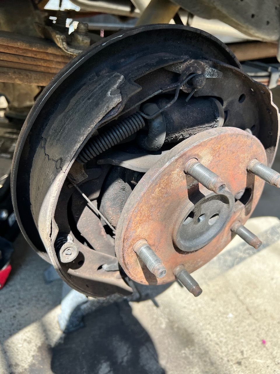 Right Rear Drum doesn’t fit after replacing shoe linings - Ford Truck ...