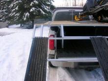 Custom snowmobile deck