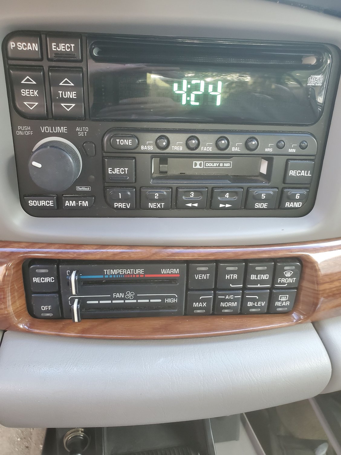 It is the original stock radio cassette/cd player