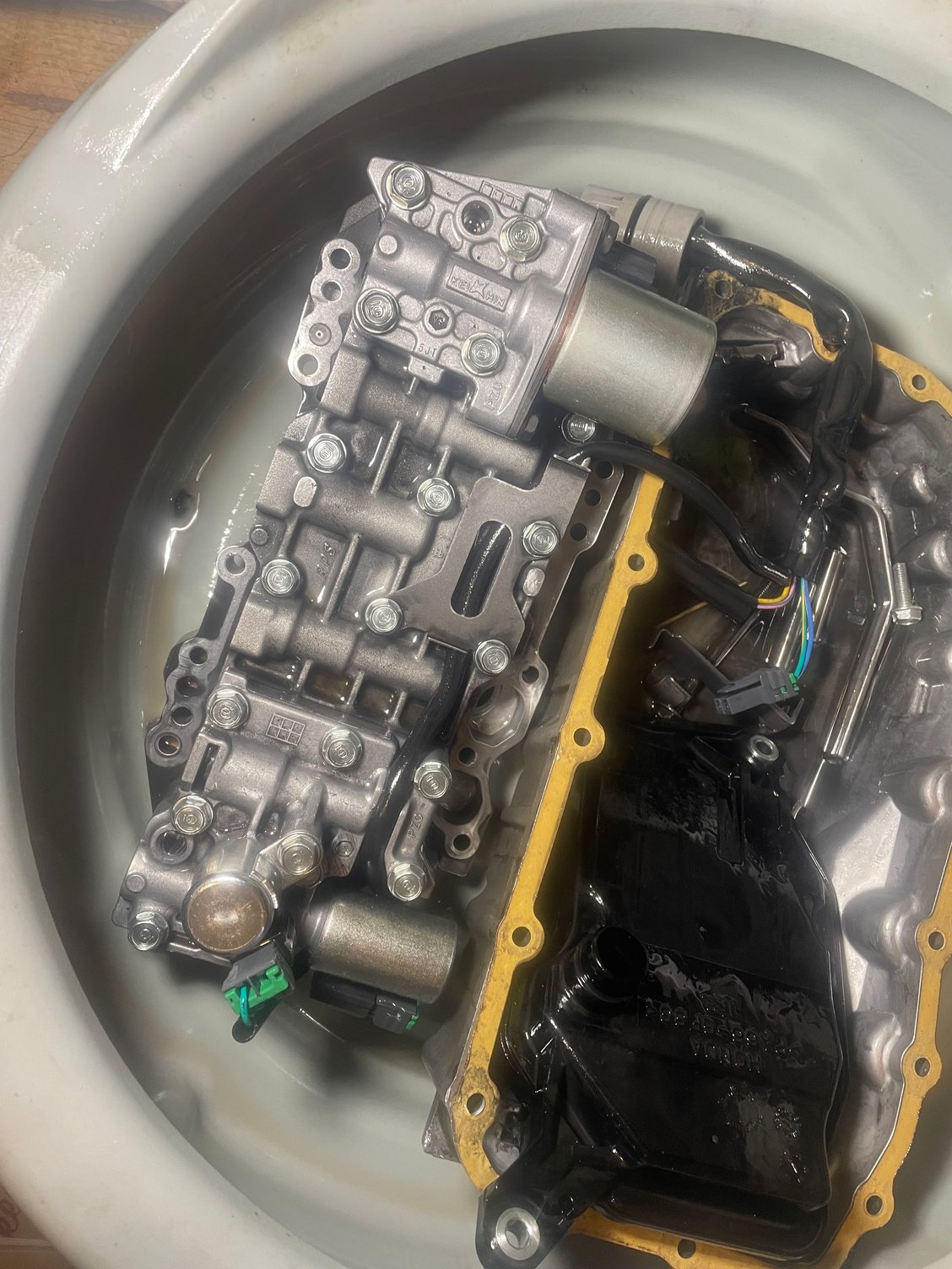 the top side of the valve body looks like this