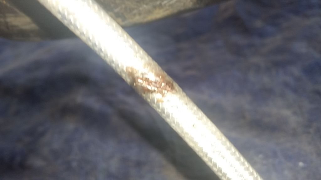 Pierced clutch cable, leaking! Harley Davidson Forums