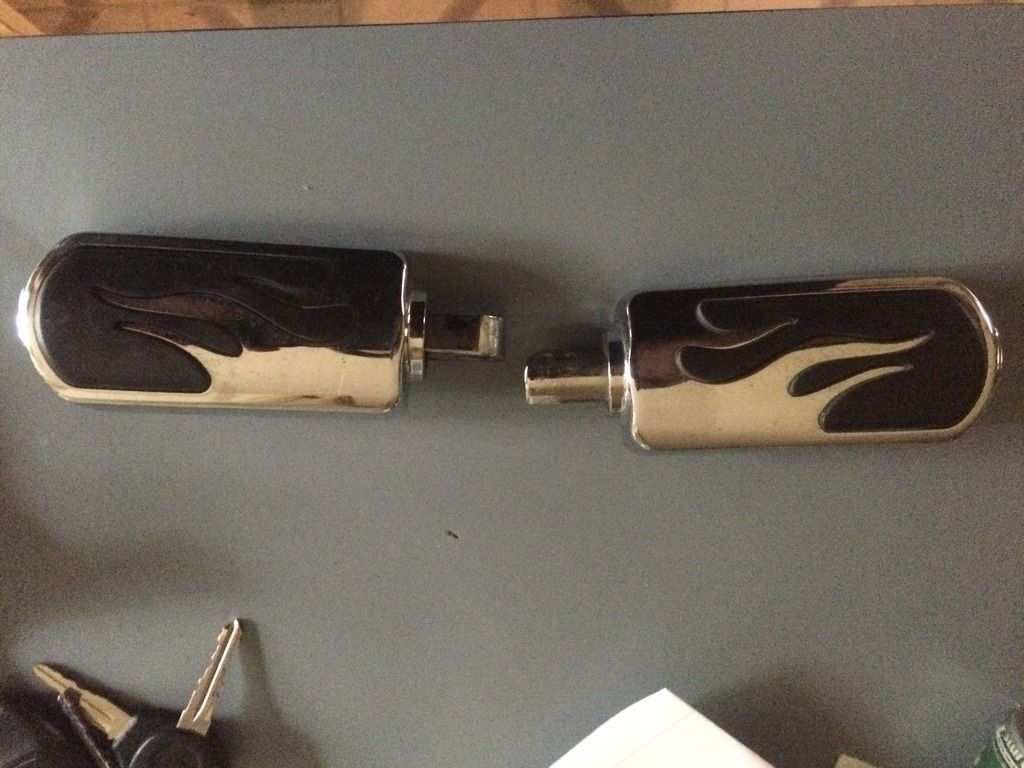 Flames Collection Footpegs & Floorboards Harley Davidson Forums