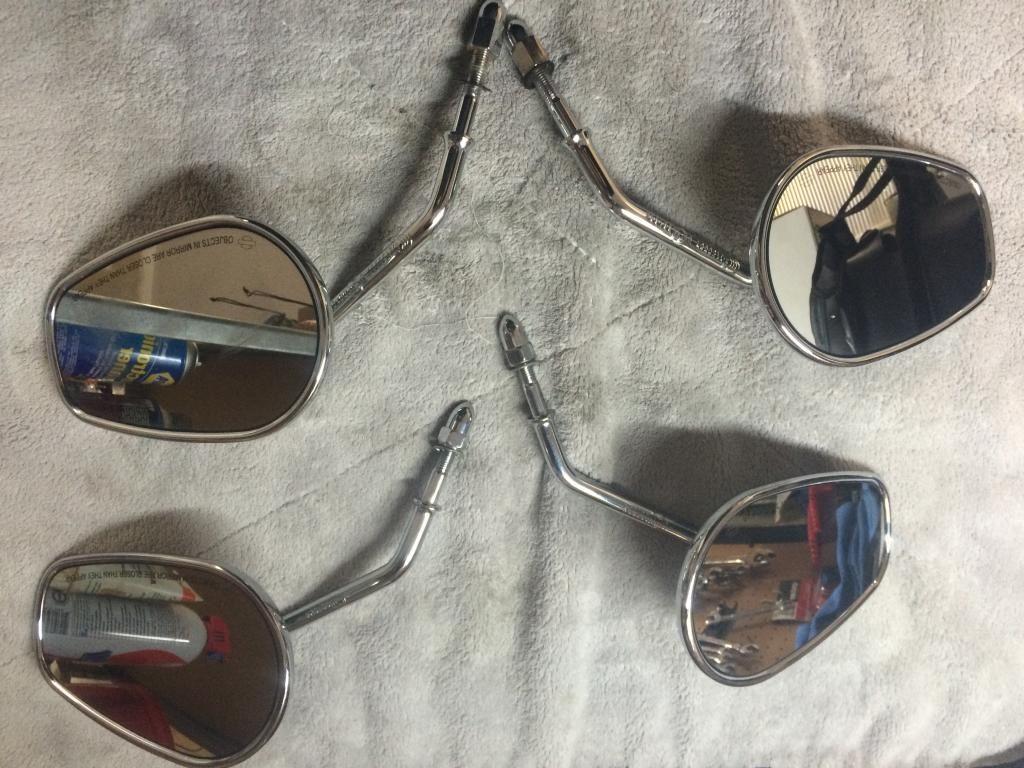 Stock Touring Mirrors 2 Sets Harley Davidson Forums