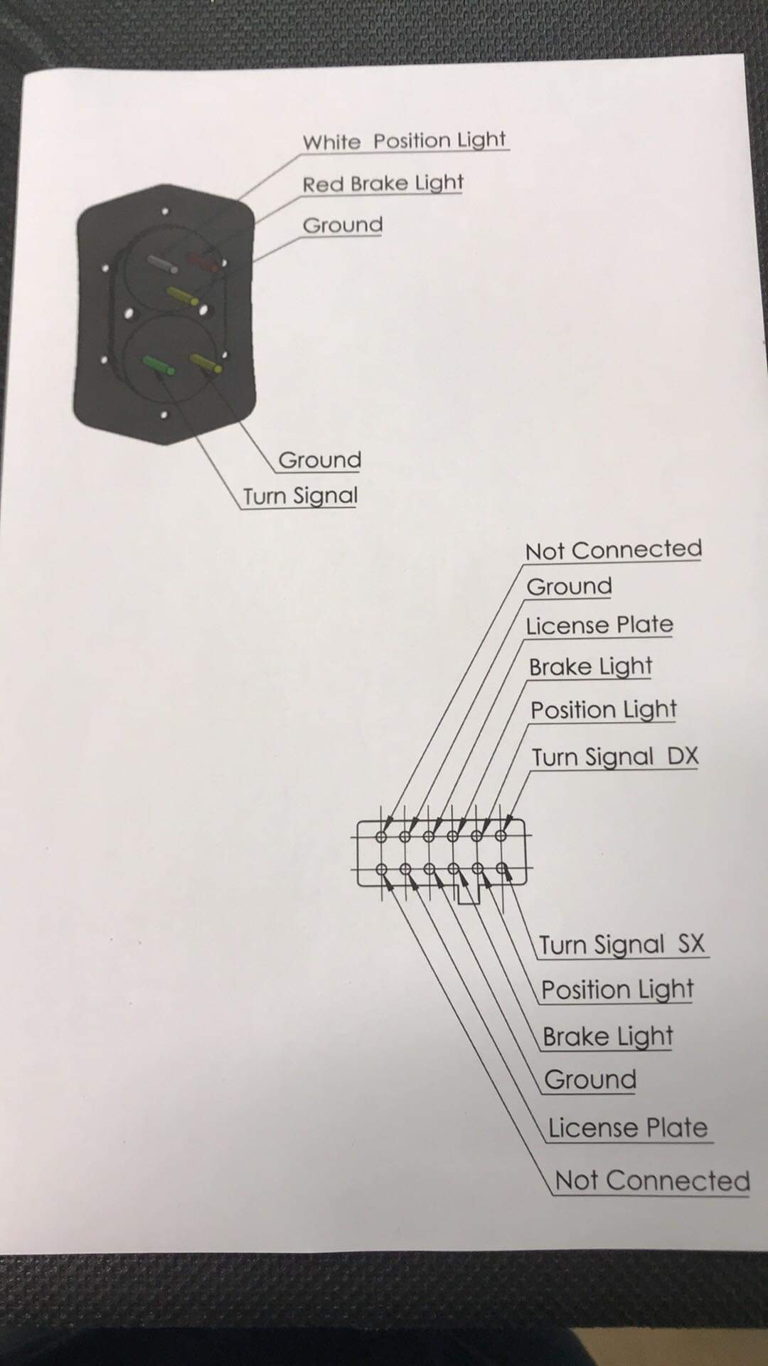 Anyone Who Can Help With Wiring Pinout Out Tail Lights