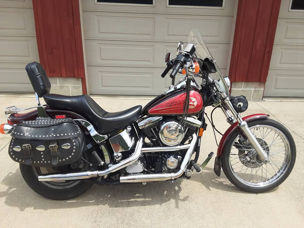 1992 harley davidson softail shop custom