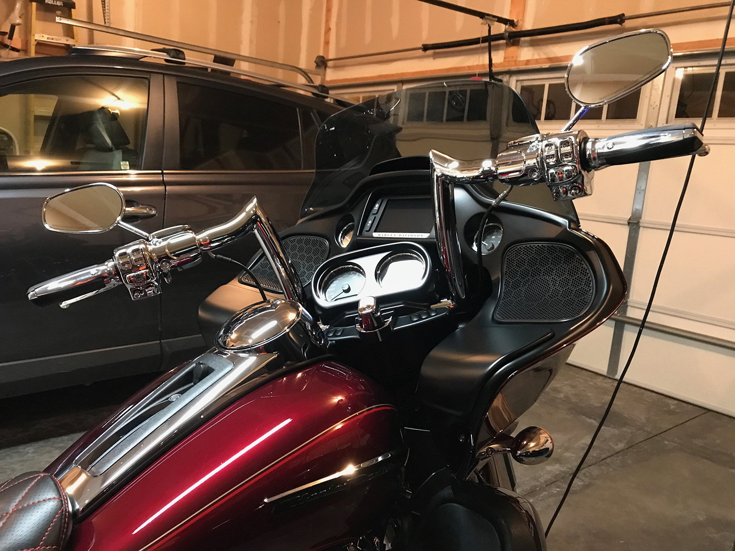 Installed 10” Factory 47 bars on my 2018 Road Glide Special Harley