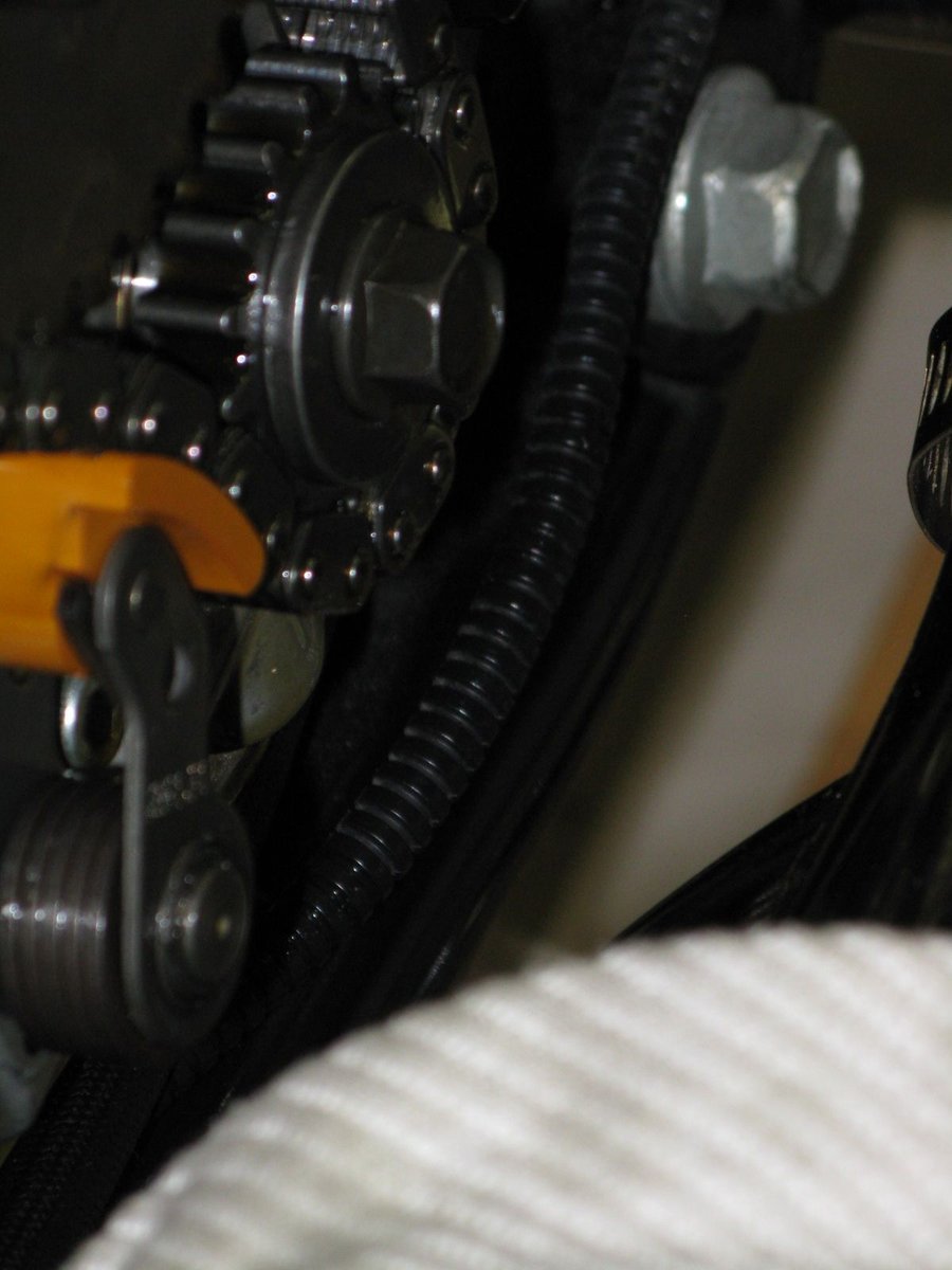 My tensioner at 30K. Bike rarely ran over 3000 on tac. Never been WOT by me.