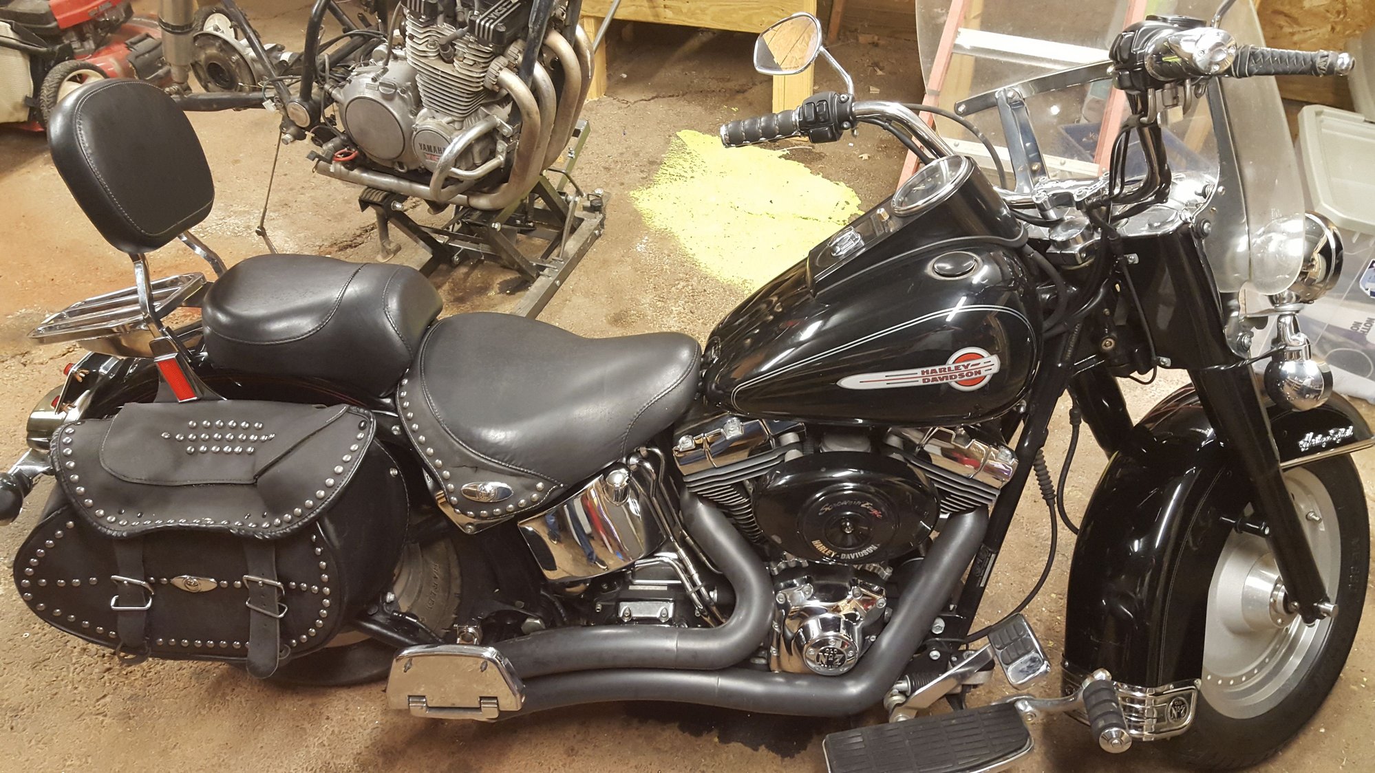 heritage softail bagger kit