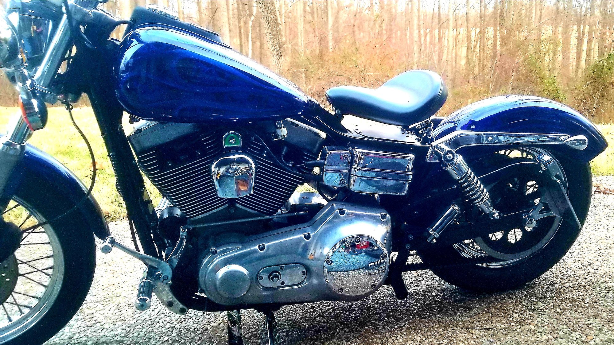 Lowered 99 fxdl side stand? Harley Davidson Forums