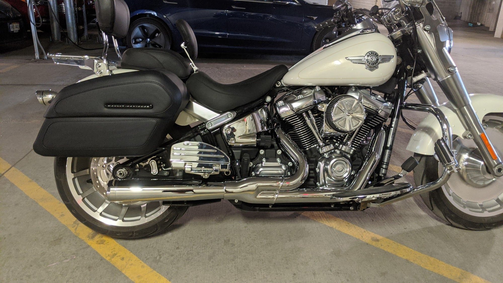 2018 fatboy exhaust