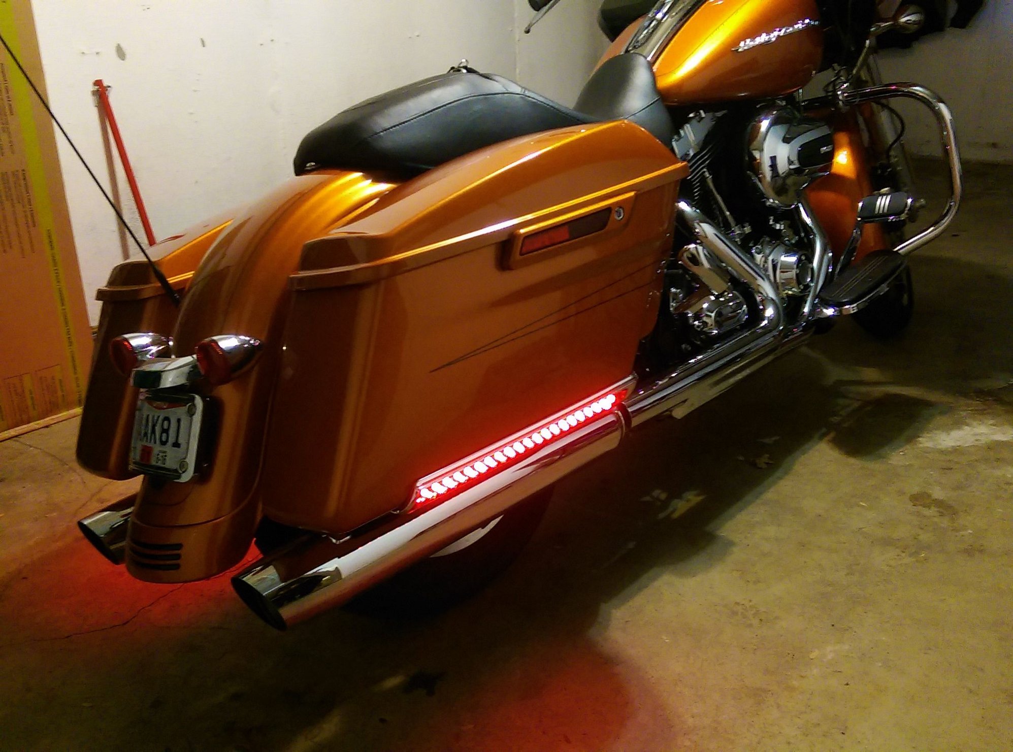 Installed HD ElectraGlo Side Marker light kit Harley Davidson Forums