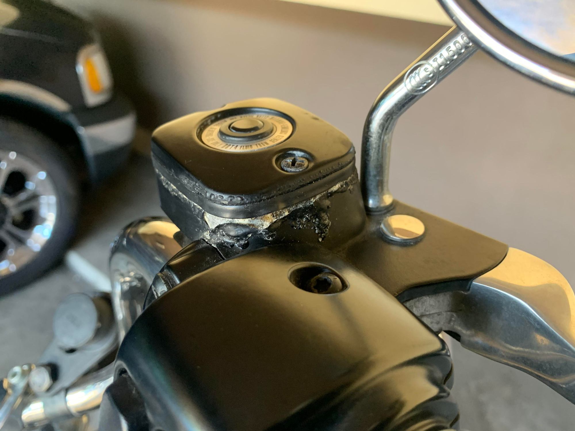 Damaged Front Brake Master Harley Davidson Forums