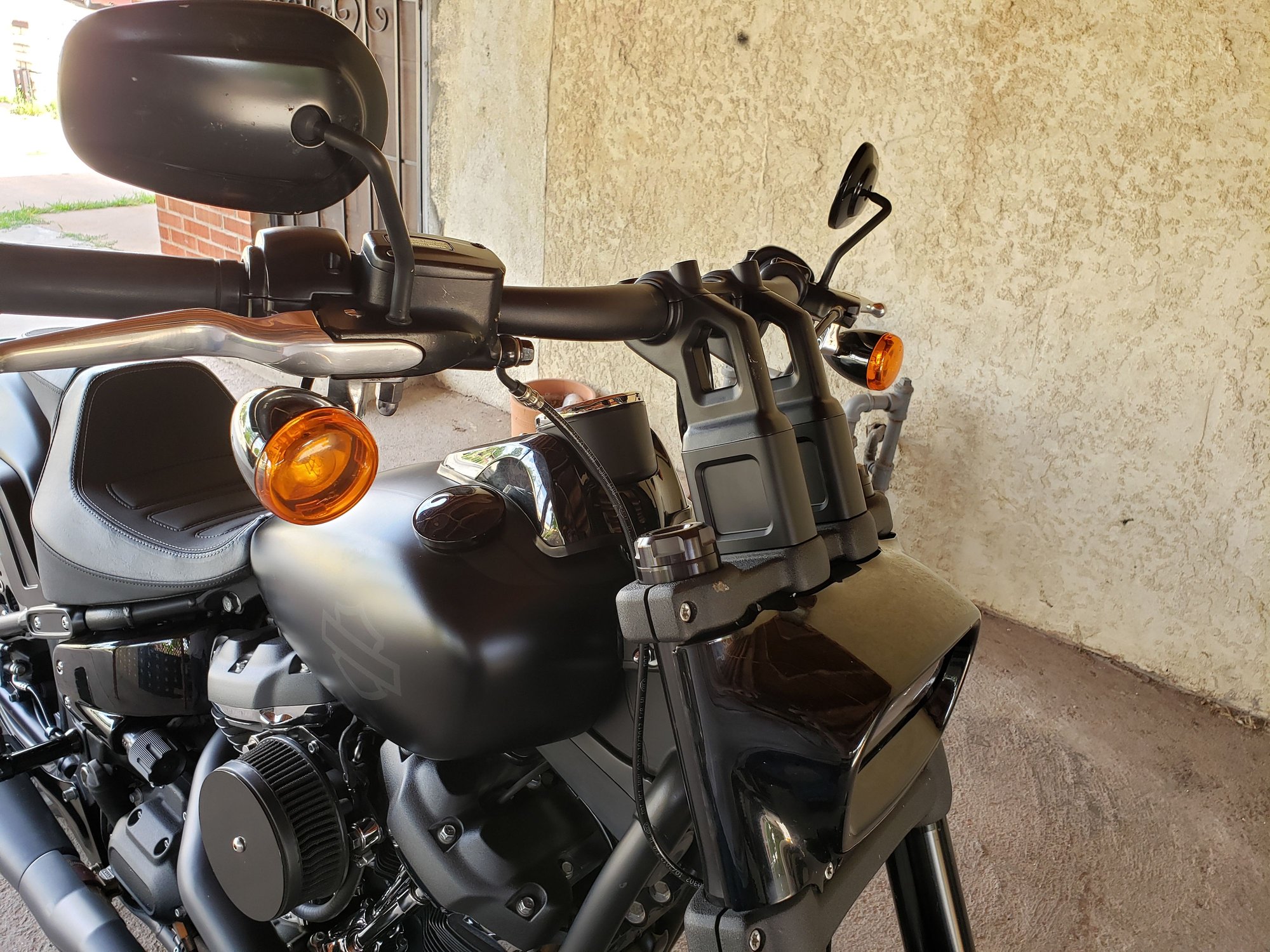 Fat bob riser extensions- new source - Harley Davidson Forums