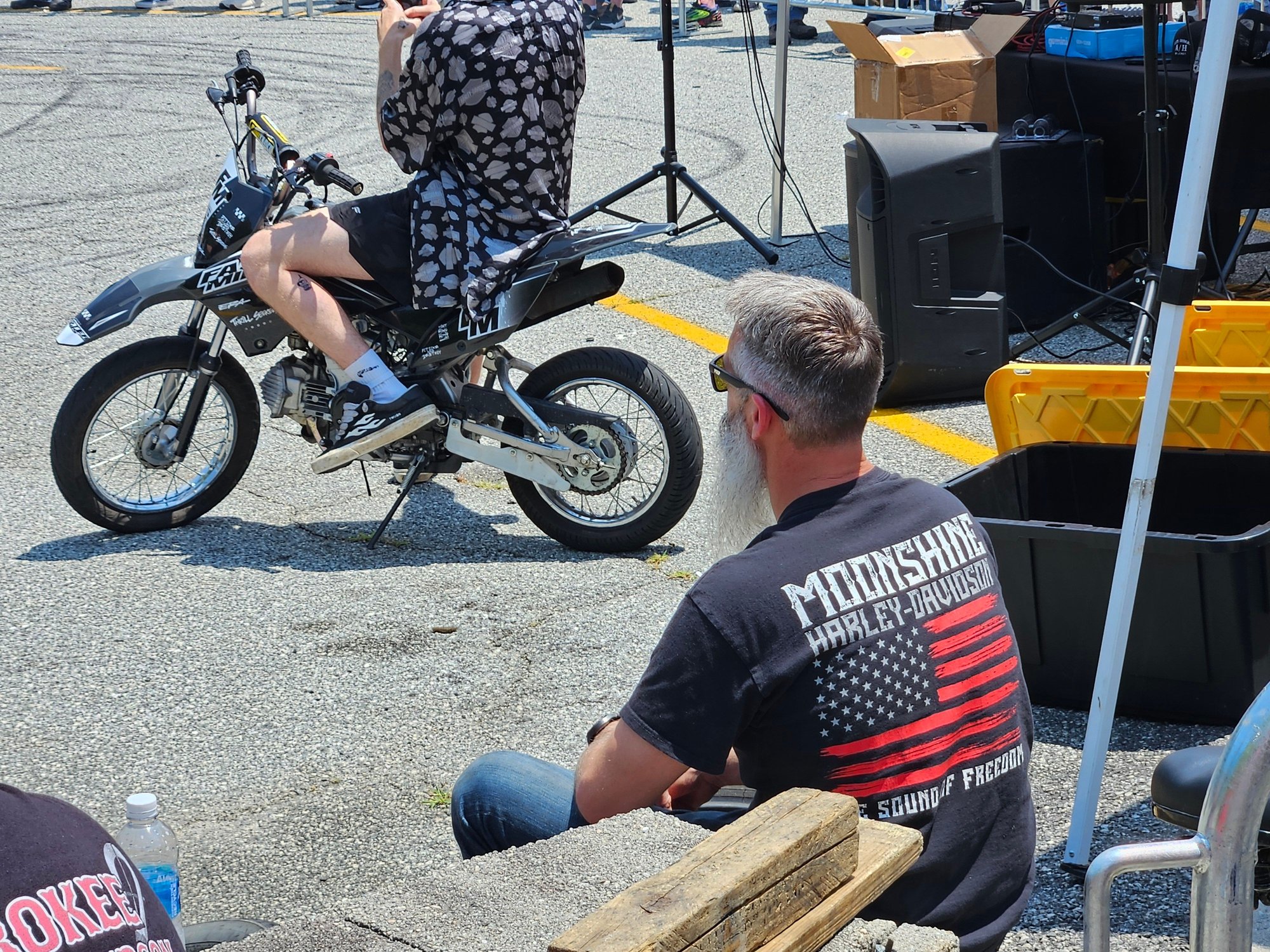 Jamie enjoying the show!