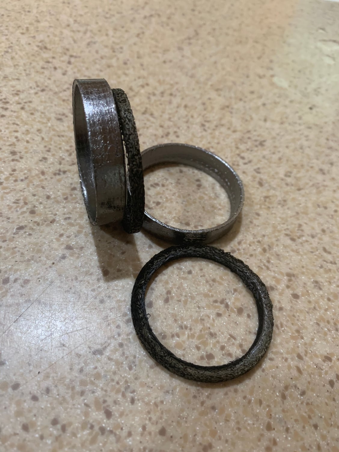 Another victim of square cut exhaust gaskets... - Harley Davidson Forums