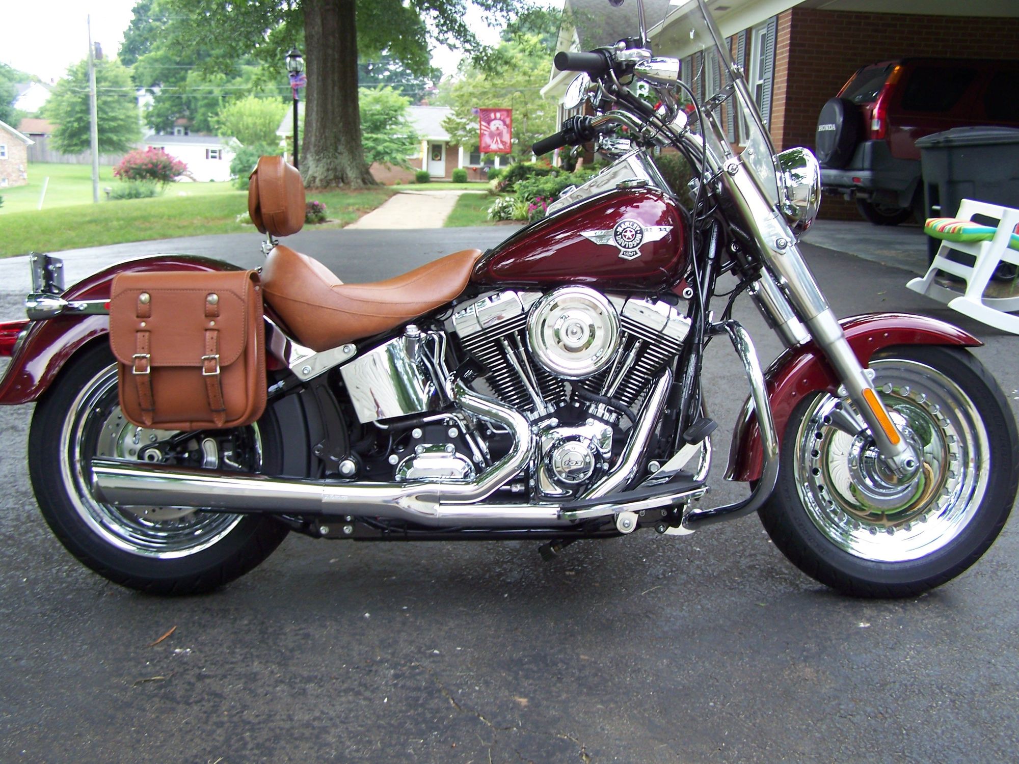 Ultra Classic Like Touring Seat on Fat Boy - Harley ...