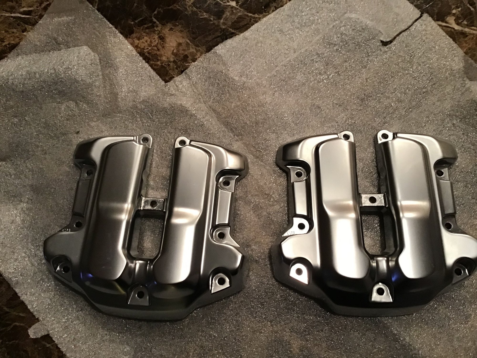 Satin chrome rocker covers M8 Harley Davidson Forums