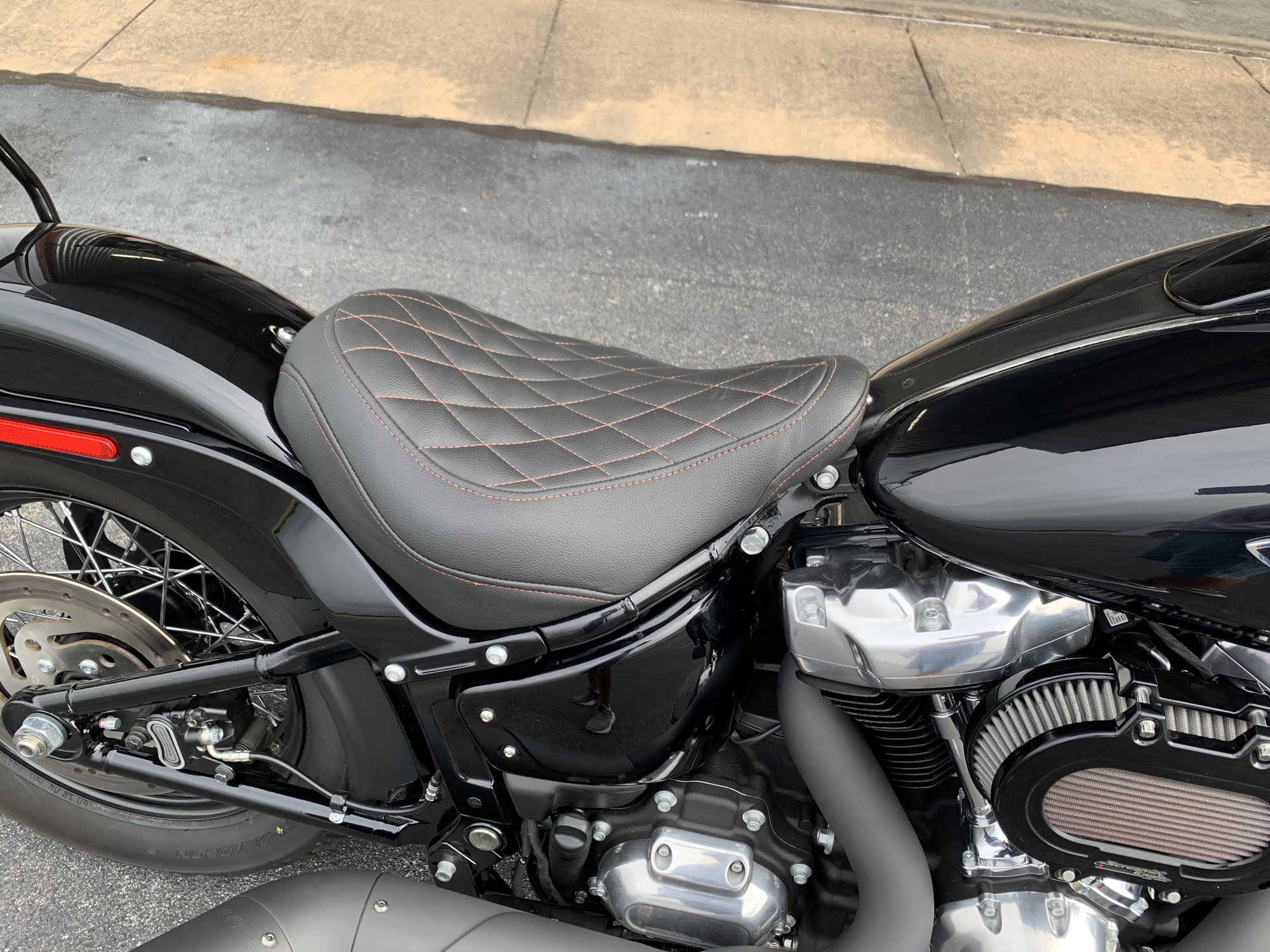 Mustang Seat For Softail Promotion Off67
