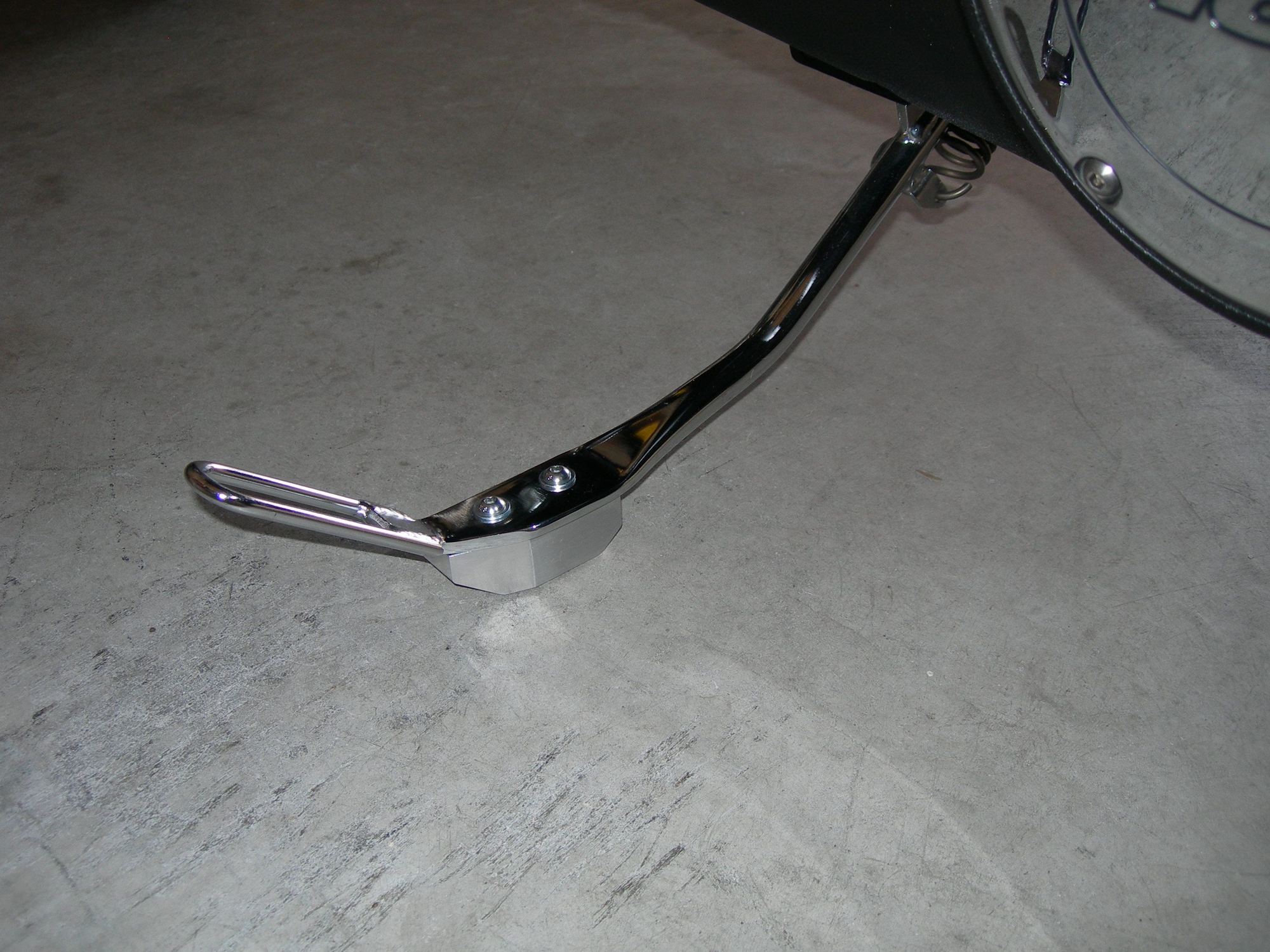 Extended length jiffy stand Page 2 Harley Davidson Forums