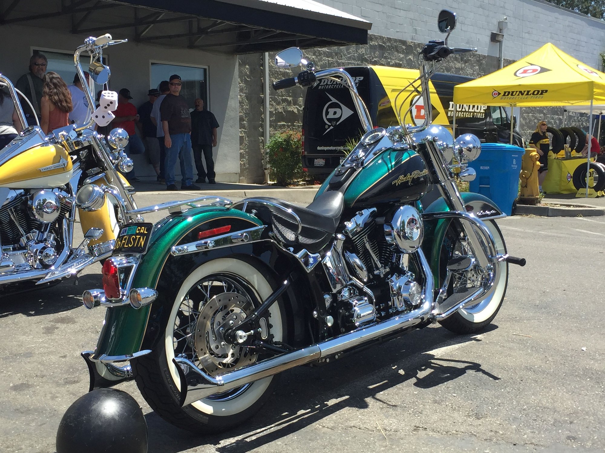 harley davidson green color