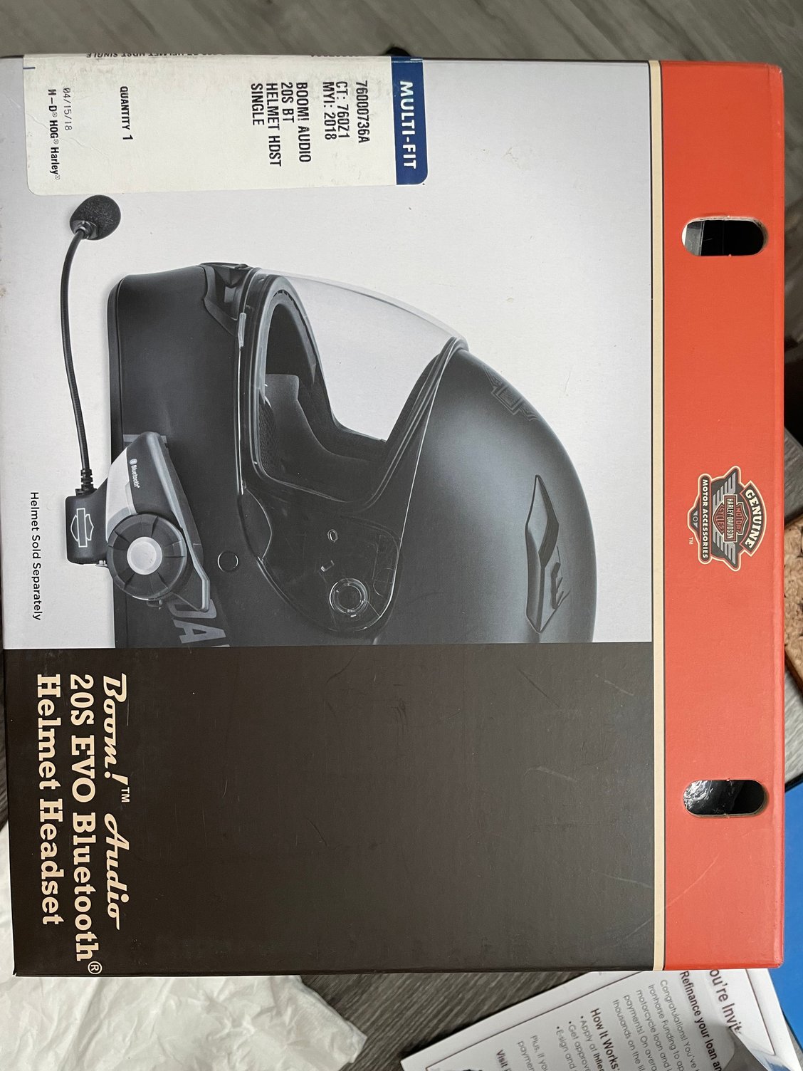 FOR SALE Sena 20S EVO Harley Bluetooth Helmet Headset Harley Davidson