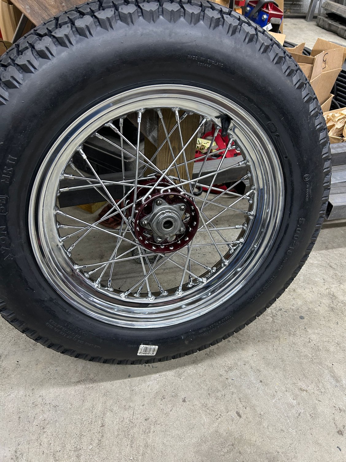 Front wheel done 