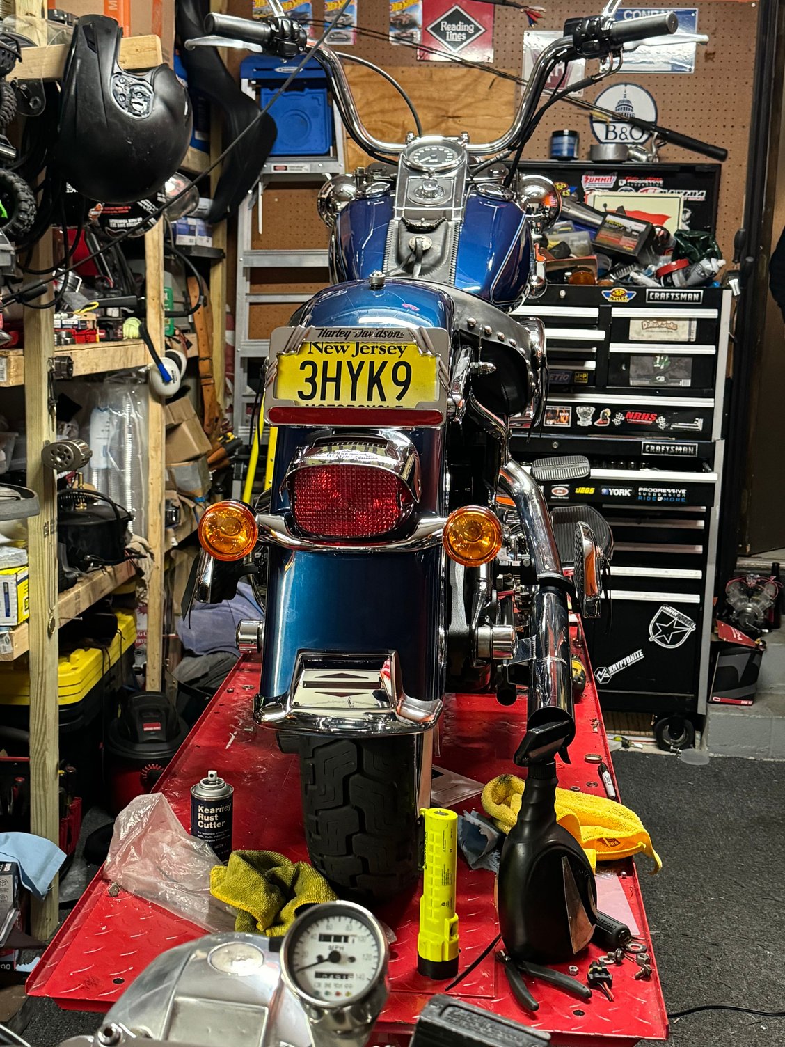 Deluxe style turn signal bar