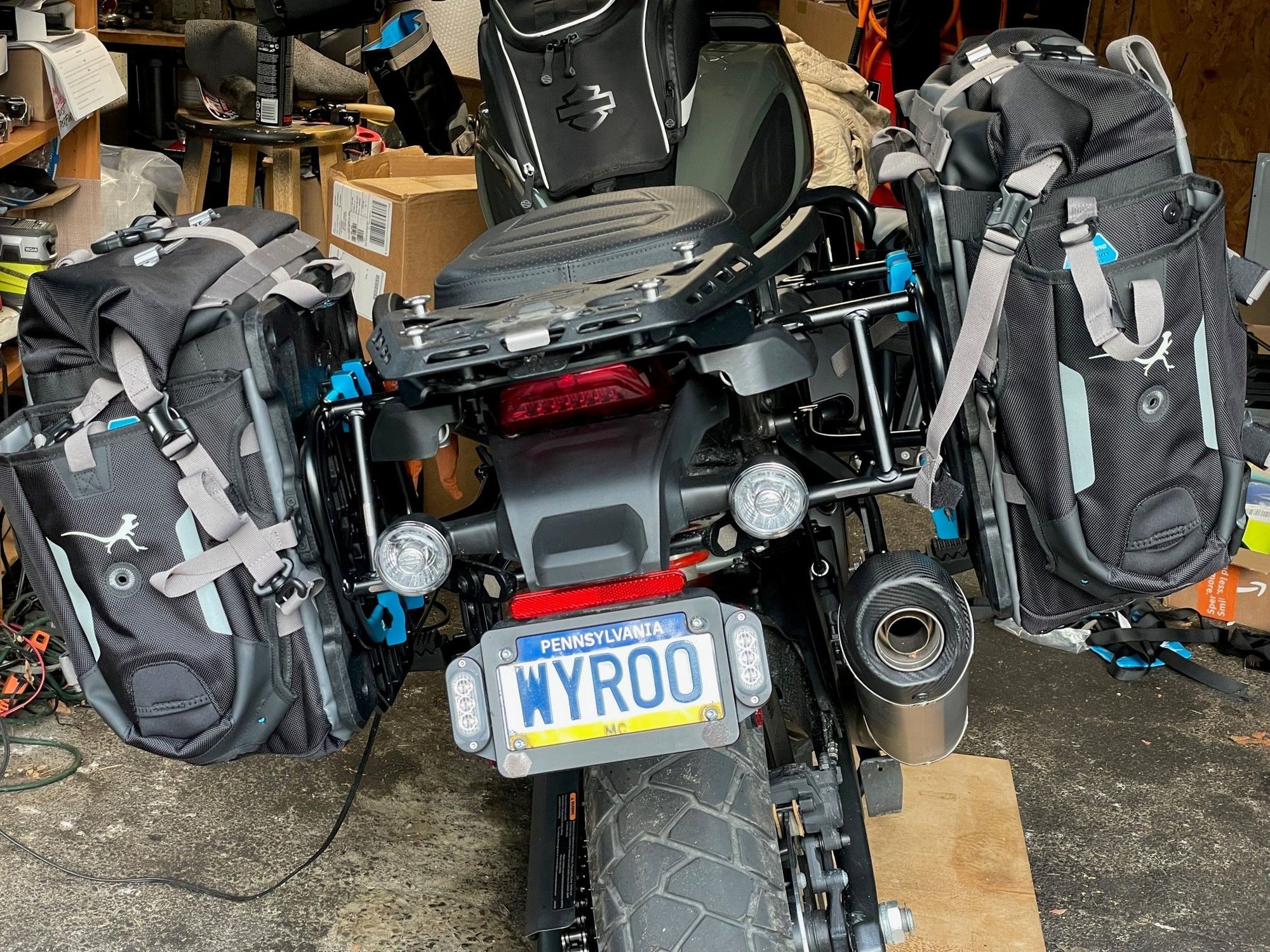Mosko Bags Mounted Harley Davidson Forums