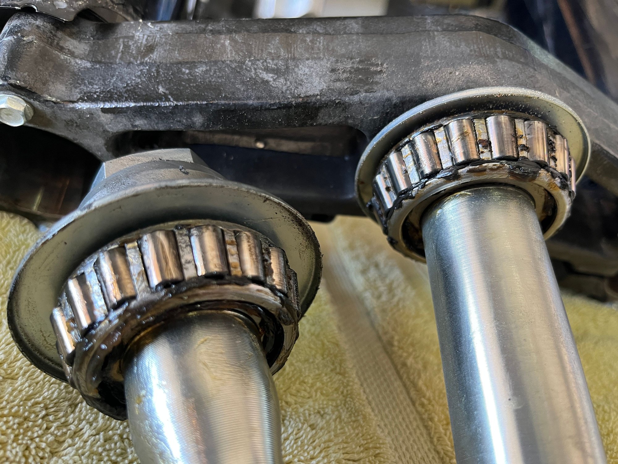 Steering Head Bearing Inspect/Lube StepbyStep Harley Davidson Forums