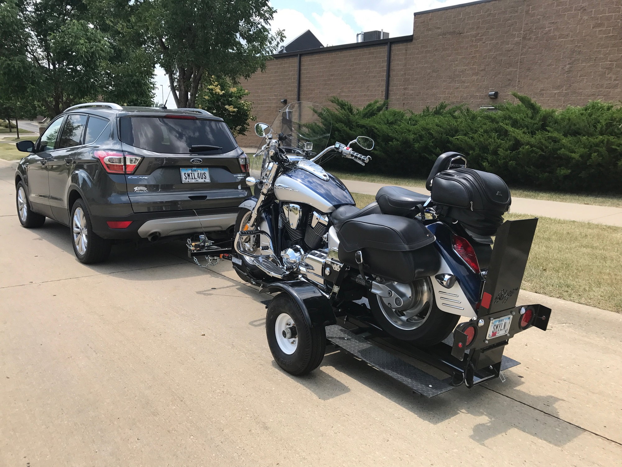 Searching for a single rail motorcycle trailer - Harley Davidson Forums