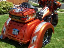 9/14 just finished custom build. One-off custom rear fenders, yaffee tank and dash, Klockwerks front fender, Ness G3 23" front 18" rear wheels and custom paint