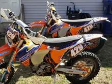 Race bikes...KTK 350 and 300