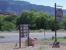 Then I got to Gateway. It's hardly a town. If you need gas you pay whatever the General Store tells you to pay because there is zero competition out here.