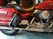 '04 Electra Glide Classic with SE 65115-98B pipes. K&N air cleaner w/ custom cover.