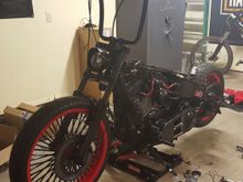 Got a little work done tonight.  BDL belt drive and front end are done.  Just need to put the tins on and clean it up.