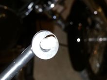 assembled arms with washers