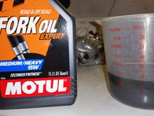 added oil to forks