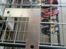 Would hit the shock the way it was so I grabbed a Sawzall and cut off one arm.