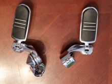 Highway pegs and mounts ebay specials. They were on my limited less than 500 miles just didnt use them. $40.00