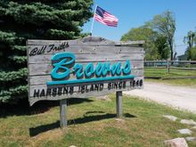Restaurant on Harsens Island. We had lunch here. Burgers and beer. Great food and perfect place right on the north channel of the St. Clair river. Very popular place for boaters.