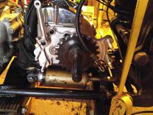 Left side: installed, and bolted down.
