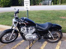 First day riding her to work